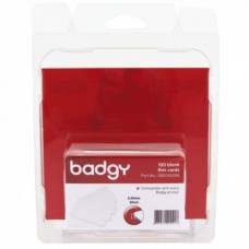 Badgy CBGC0020W - Thick Blank PlasticCard 
